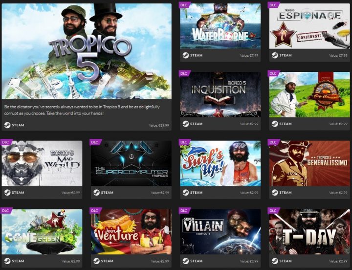 fanatical-tropico-5-complete-bundle-items