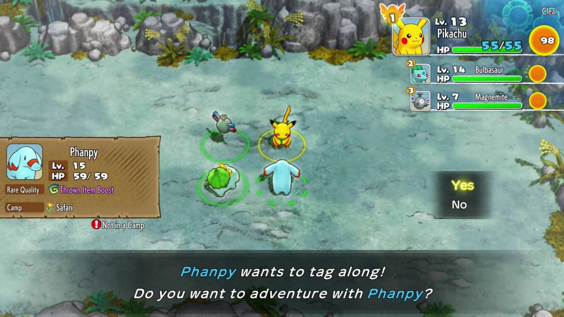 mystery dungeon screen 2