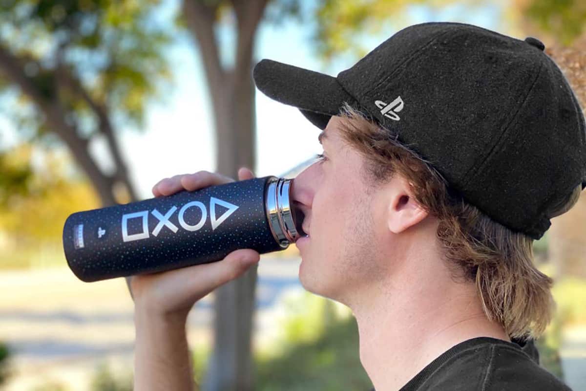 PS5 cappello borraccia