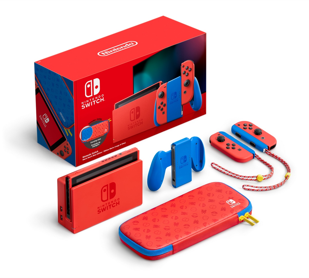Nintendo Switch edizione speciale Mario (rosso e blu)