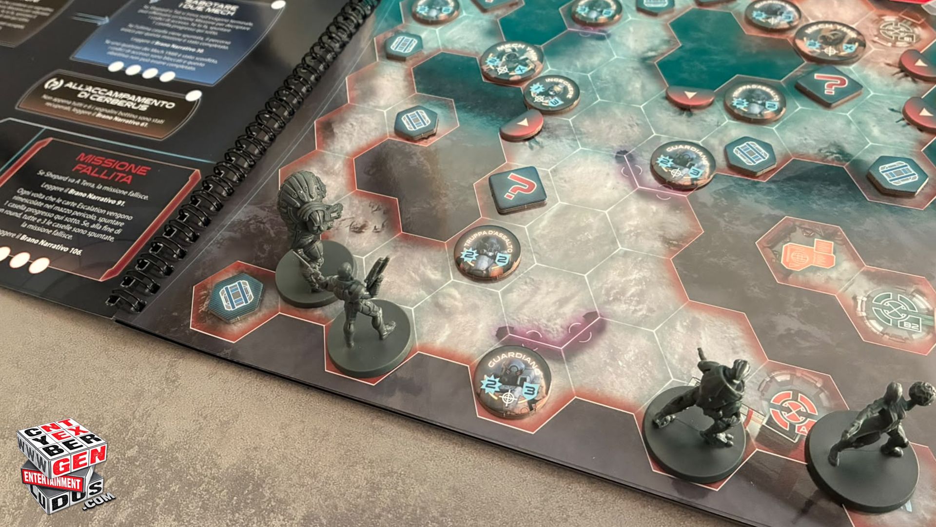 Mass Effect: Il Gioco da Tavolo - Priorità: Hagalaz - Recensione 3 Mappa missioni
