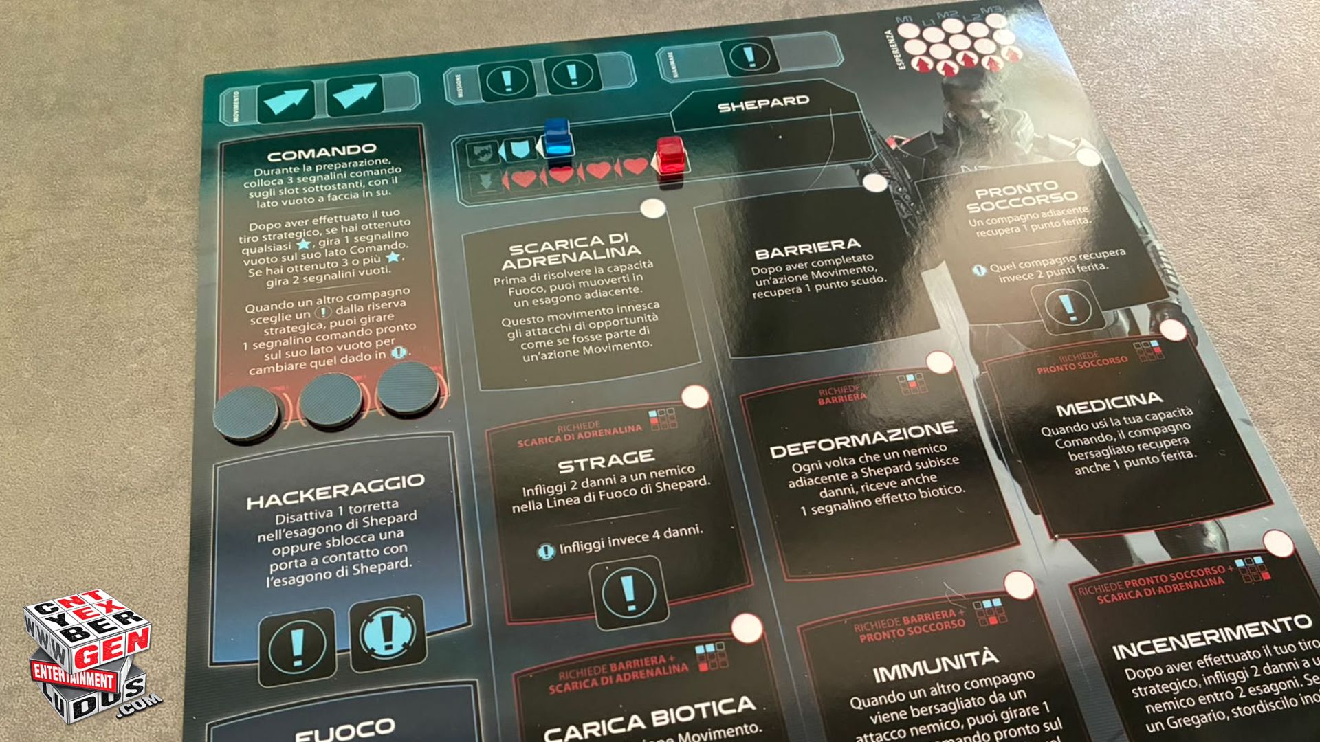 Mass Effect: Il Gioco da Tavolo - Priorità: Hagalaz - Recensione 5 Shepard